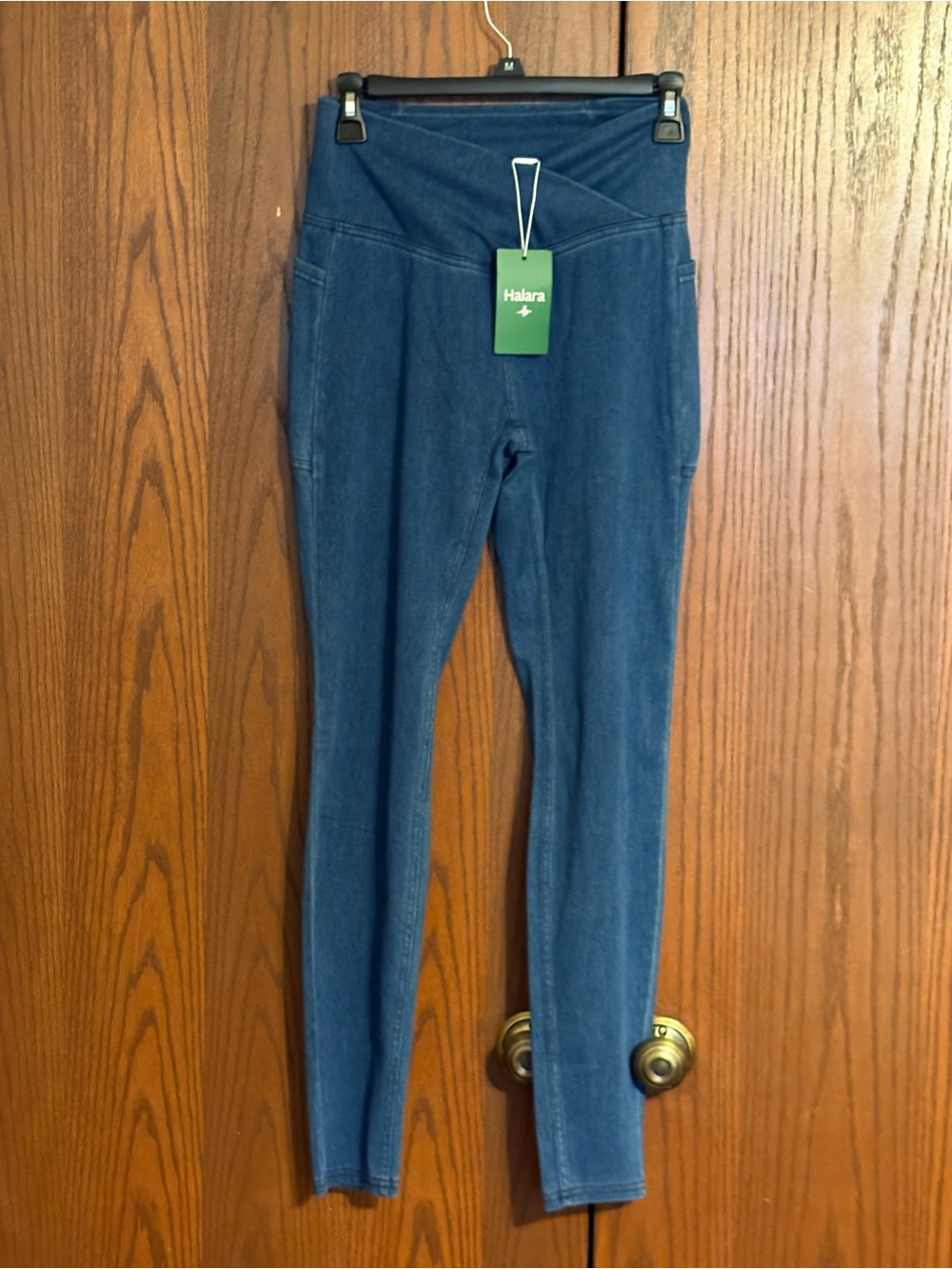 HALARA Dark Blue High-Rise Jeggings size S